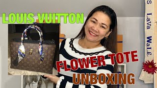 Louis Vuitton Flower Tote Reveal [upl. by Sabas]