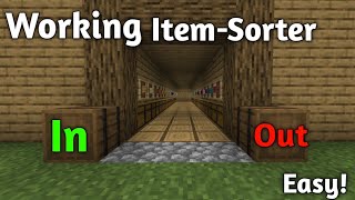 Minecraft Sorting System Easy [upl. by Rufford]