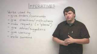 Imperatives  How to give commands in English and more [upl. by Ecenahs974]