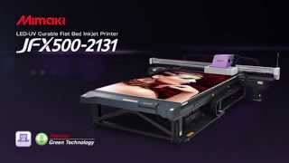 Mimaki JFX500 UV LED Flatbed Printer  All Graphic Supplies [upl. by Abrahams]