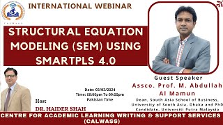 Seminar on Structural Equation Modeling SEM Using SmartPLS 40 [upl. by Lodi]