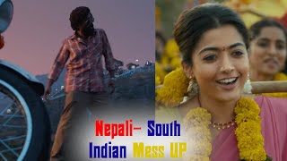 Nepali South Mess up  Srivalli Video  Pushpa  Allu Arjun Rashmika Mandanna  Suna Batuli [upl. by Erminie]