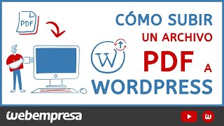 Publicar un fichero PDF en un artículo de WordPress [upl. by Natan924]