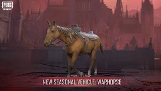 NEW VEHICLE BLOODFIRE WARHORSE 🐎  PUBG MOBILE Pakistan Official [upl. by Liagaba]