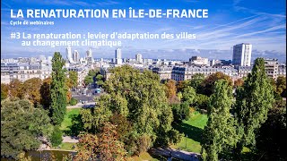 La renaturation  levier d’adaptation des villes au changement climatique [upl. by Acemahs]