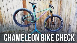 Steves Santa Cruz Chameleon Bike Check [upl. by Ayihsa]