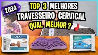 Top 3 Melhores Travesseiro Cervical Custo Benefício 2024  Qual Melhor Travesseiro Cervical [upl. by Leynwad]