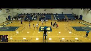 Region 24 DI Volleyball Tournament Kaskaskia 3 vs Wabash Valley 6 [upl. by Karoly82]