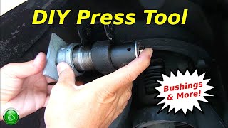 How To Replace Control Arm amp Trailing Arm BushingsDIY Tool [upl. by Randi]