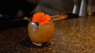 How to make Mai Tai Cocktail from Aloy Modern Thai [upl. by Yelahs]