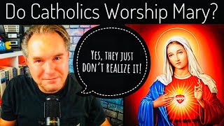 Do Catholics Do Worship Mary Praying to Mary and Mary Veneration is Idolatry [upl. by Stesha520]