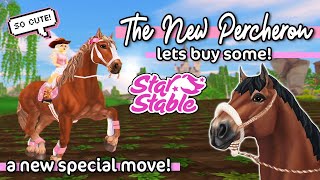 Star Stable  Buying the NEW Percheron Horse Breed  All Gaits amp SPECIAL Move [upl. by Jos]