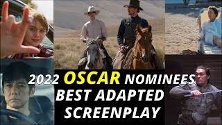 2022 Oscar Nominees Best Adapted Screenplay [upl. by Rufus590]