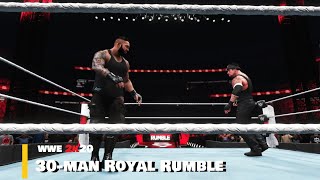 WWE 2K20  30man Royal Rumble  77 [upl. by Jat]