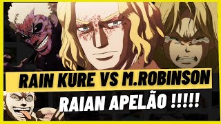 Raian Kure VS Mokichi Robinson Kengan Ashura anime Resenha🇧🇷 [upl. by Bran]