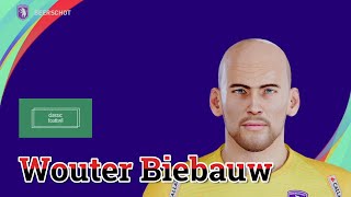 Wouter Biebauw  PES Clasico Face Bodyamp Stats [upl. by Dusen]