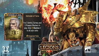 Playing SimCity in a Card Game  Rogal Dorn Deck  The Horus Heresy Legions [upl. by Scales]