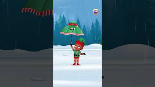 Christmas Rain Rain Go Away Song Shorts ChuChuTV NurseryRhymes learningsongs MerryChristmas [upl. by Ellenrahs]