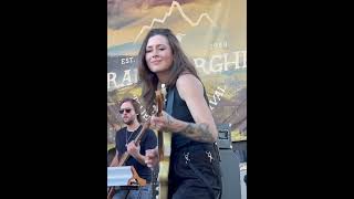 quotPreachin Bluesquot Larkin Poe  Grand Targhee Bluegrass Festival 81223 blues larkinpoe [upl. by Asirralc961]