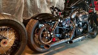 Sportster 200r16 Wide Tire Conversion how to [upl. by Kerrin]