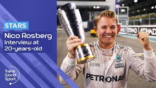 20yearold Nico Rosberg on Trans World Sport [upl. by Toffey]