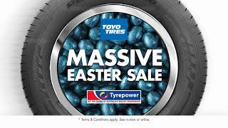 Tyrepower 2018 Massive Easter Toyo Sale [upl. by Elurd469]