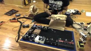 Pedalboard Wiring Timelapse [upl. by Kellie]