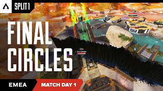 Final Circles  EMEA Pro League Split 1 Match Day 1 Ft E6 40Worse aNc  Apex Legends [upl. by Bethany397]