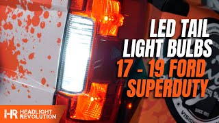 20172019 Ford F250F350 Super Duty LED Rear Turn  Reverse Light Install  Headlight Revolution [upl. by Haldi]