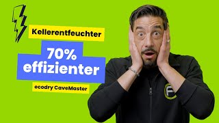 Luftentfeuchter ecodry CaveMaster 70  effizienter als Energieklasse A [upl. by Elsi]