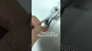 nailtutorial How to use Thread Shell Nail Gel [upl. by Columbine]