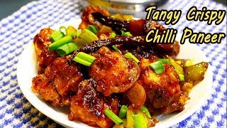 Crispy Reasturant style Chilli Paneer  Easy Chilli Paneer Recipe  MadhurasRecipe  Ep  638 [upl. by Magdalen]