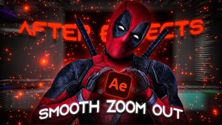 Smooth Zoom Out with Rsmb I After Effects Tutorial [upl. by Ahsiatal]