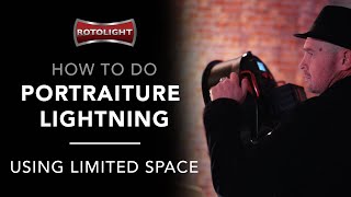 How to position your Rotolight LED lights in a portrait shot when there is limited space [upl. by Joktan776]