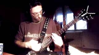 Test 15 years old Washburn Dime 332 and new demo of Marodico song [upl. by Nylanej912]