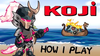 HOW I PLAY Koji  Bow  Sword • Brawlhalla 1v1 Gameplay [upl. by Norga]