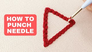 What is punch needle The complete beginners tutorial [upl. by Yreffej]