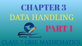 CHAPTER 3 DATA HANDLINGPART 1 INTRODUCTIONCBSEMATHEMATICS [upl. by Nedak]