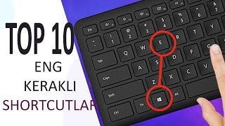 Eng kerakli 10 ta siz bilmagan shortcutlar 10 amazing shortcuts 10 лучшие горячие клавиши [upl. by Stock]