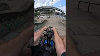 Drifting Go Kart at Skatepark [upl. by Vtehsta]