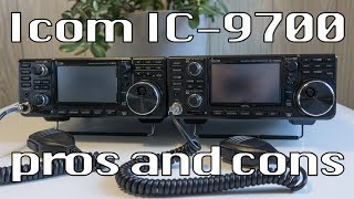 Icom IC9700  the positive and the negative [upl. by Salem]