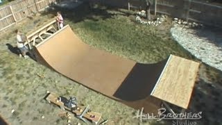 How to build a halfpipe from start to finish [upl. by Hako33]