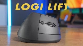 Logitech Lift Vertical Bluetooth Mouse Review [upl. by Ylelhsa966]