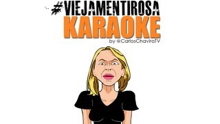 Vieja Mentirosa Karaoke  JustFukin por CarlosChaviraTV [upl. by Estelle394]