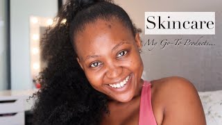 MY SKINCARE PRODUCTS  Acne Prone Oily Skin  Thandi Gama [upl. by Stanislas]