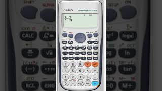 SUMAS DE FRACCIONARIOS EN CALCULADORA matematicasfaciles calculadora casio [upl. by Yulma847]