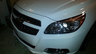 Headlight Bulb replacement 2013 Malibu [upl. by Mook]