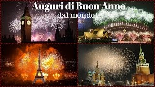 Auguri di Felice Anno Nuovo Video per gli auguri di Buon Capodanno 2020 dalle città del mondo [upl. by Belamy]