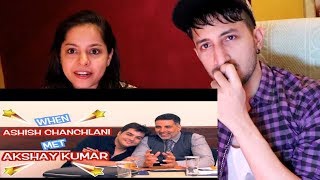 When Ashish Chanchlani Met Akshay Kumar  GOLD  reaction by brother sister [upl. by Awjan]