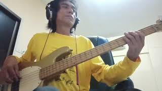 Coldplay  IN My Place bass cover by ae [upl. by Enneirdna]